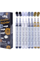 Marqueur tissus papier : silver glitter