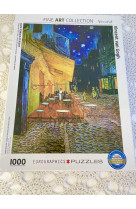 1000p vincent van gogh - terrasse du caf?, le soir