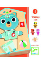 Puzzles bois - dressup mix