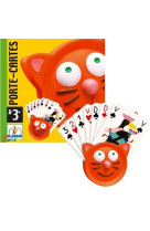 Porte cartes chat