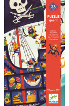 Puzzle geant 36pcs - le bateau de pirate