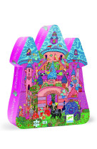Puzzles silhouette 54 pcs - chateau feerique