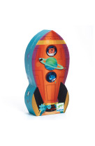 Puzzle silhouette 16pcs - navette spatiale