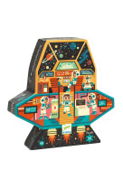 Puzzle silhouette 54pcs - station spatiale
