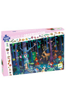 Puzzle observation 100 pcs - foret enchantee