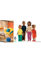 Maison de poupee - famille milo et lila