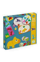 Jeu educatif - bingo memo domino - dinosaures