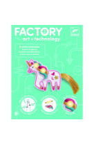 Broche lumineuse : sweet licorne