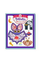 Artistic string art - la nuit