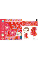 Peinture sur soie - jardin japonais