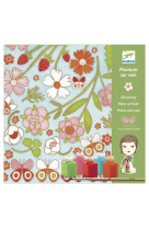 Peinture sur soie - papillons