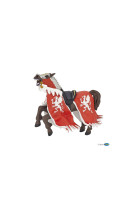 Cheval du roi au dragon rouge