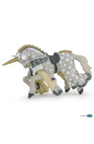 Cheval du maitre des armes cimier - licorne