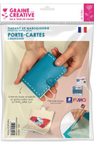 Gabarit fimo effet cuir - porte cartes + 1 fermoir