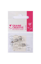 Sachet de 4 fermoirs mousquetons