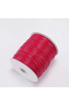 Fil coton cire - rouge 5 m