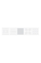 5 cartes a  decorer slow and art 15x15 : mandala  blanc