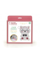 Kit diamond mosaik - porte monnaie chat