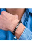 Kit bijoux a broder : aspect cuir marron 02