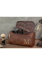 Kit bijoux a broder : aspect cuir marron 04