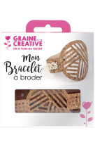 Kit bijoux a  broder : polyester + liege 02