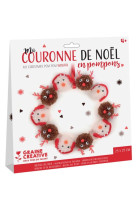 Kit couronne noel pompons