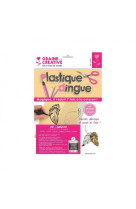 Pochette 4 feuilles plastique dingue - or et argent