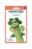 Kit marionnette chaussette : grenouille