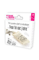 Kit porte cles - papa  maman