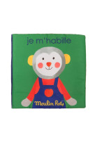 Livre tissu je m-habille les popipop