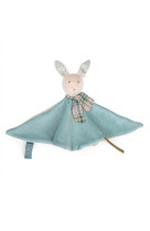 Doudou lapin bleu