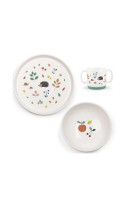 Set vaisselle porcelaine - pomme des bois