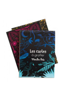 Rose orange carte a gratter les petites merveilles