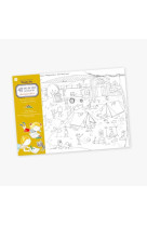 Ensemble de 40 set de table a coloriser - aujourd-hui c-est mercredi