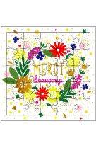 Carte puzzle + enveloppe