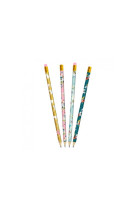 Set de 4 crayons a papier