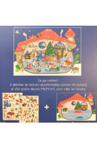 Jeu stickers + poster la maison de noel