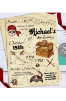 Mes invitations pirate