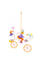 Triplette au herisson roues oranges