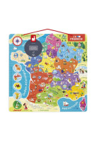 Puzzle france magnetique