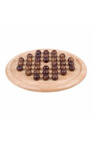Solitaire h?tre billes bois 29 cm