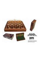Jeu ?checs magn?tique pliable 25cm (acacia)