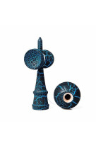 Kendama crackle bleu boule 6 cm