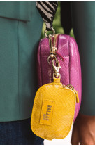 Porte cle ziggy jaune coin coin