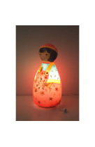 Lampe musicale - fille aux fleurs