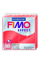 Fimo effect 57g rouge translucide