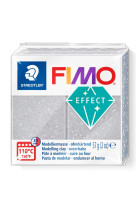 Fimo effect - argent paillete