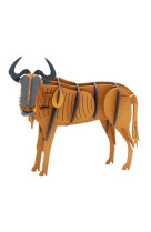3d paper model - animal- gnou