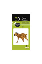3d paper model - animal - hyene