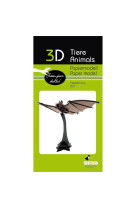 3d paper model - animal - chauve souris